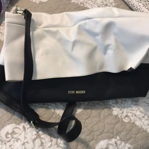 Black and white versatile bag